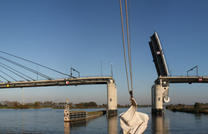 De eilandbrug. Onze alternatieve startlocatie